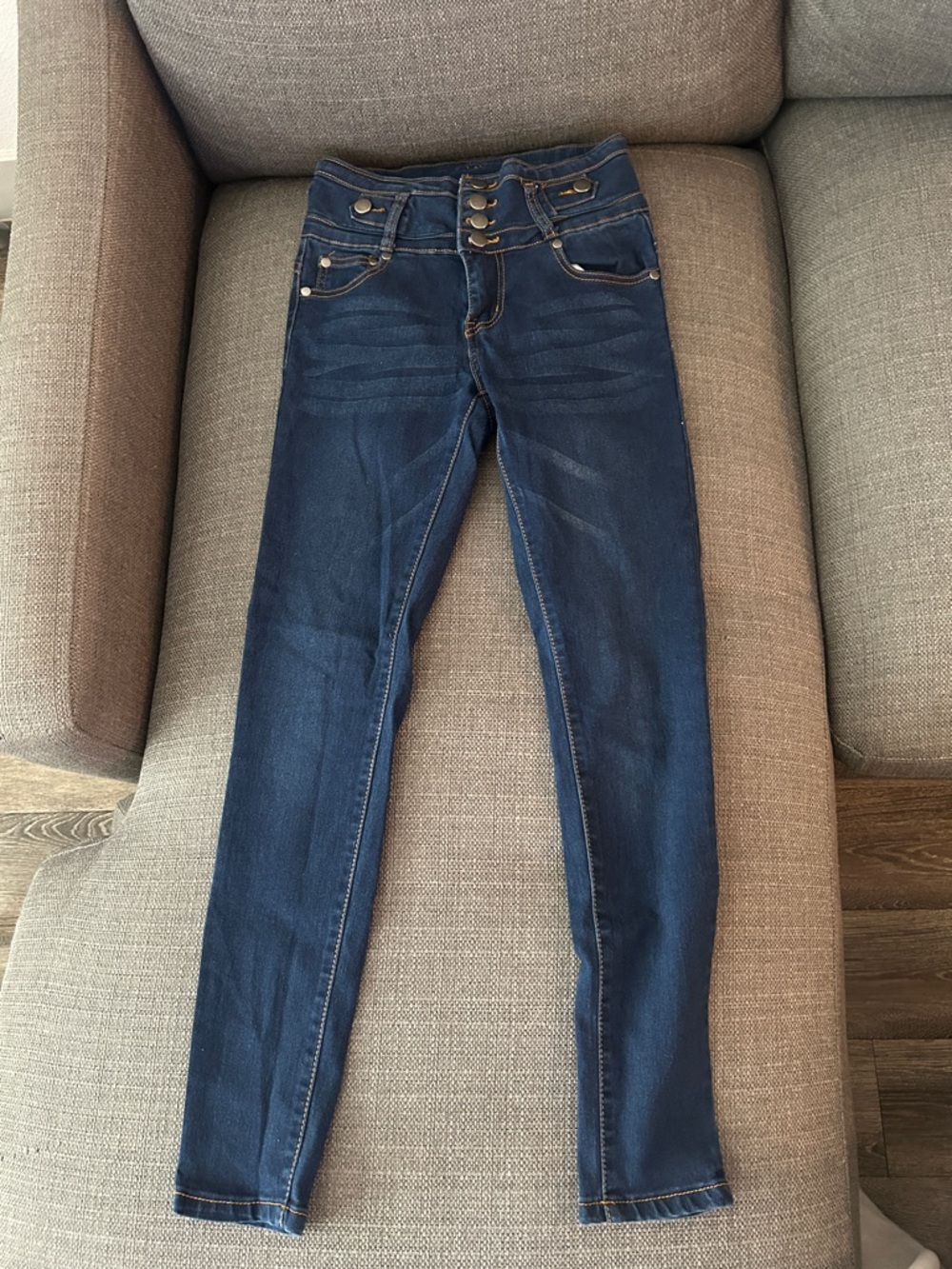 Dark Blue Women's Skinny Jeans